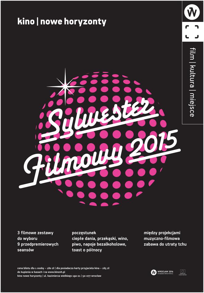 Filmowy Sylwester w Kinie Nowe Horyzonty, godz. 21.00