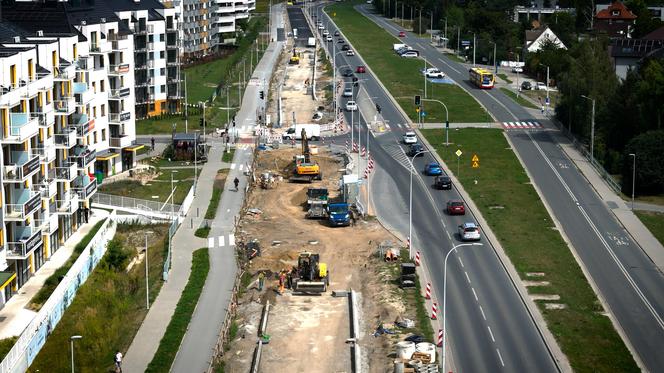 Budowa TAT na wrocławskie Jagodno trwa. Zobacz, jak przebiegają prace [ZDJĘCIA]