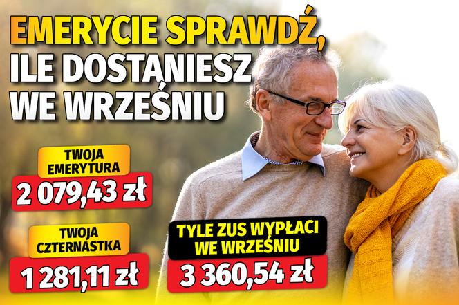 Emerycie sprawdź, ile dostaniesz we wrześniu