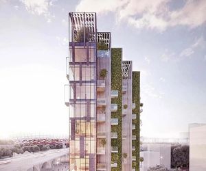 Wizualizacje niezrealizowanej inwestycji Eco Warsaw Tower