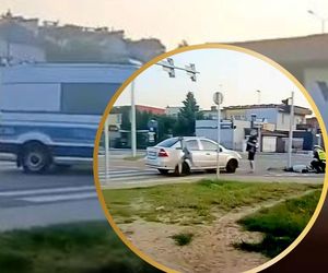 Policyjna obława w Bydgoszczy. Świadek wypadku, zamiast pomóc, uciekł do lasu. Miał manię w oczach! [WIDEO]