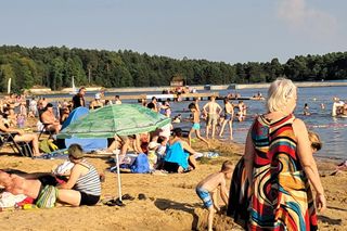 Tłumy wypoczywających nad starachowicką Lubianką