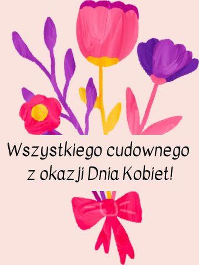 Kartka na Dzień Kobiet