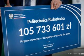 Dofinansowanie na halę widowiskowo-sportową Politechniki Białostockiej. Zaprezentowano wizualizacje projektu [ZDJĘCIA]