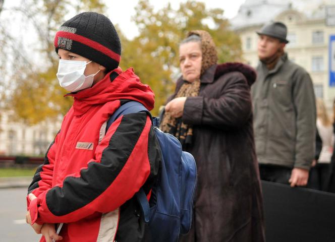Ukraina walczy z epidemią grypy