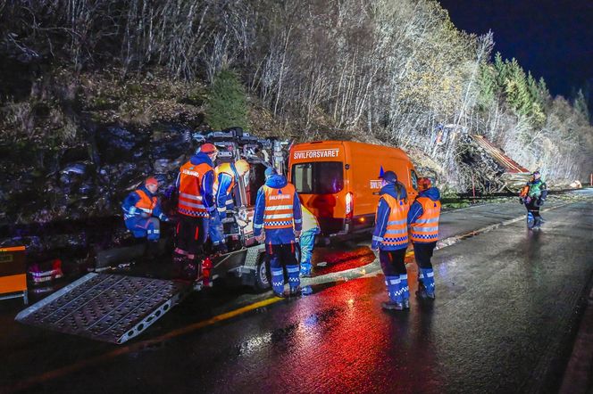 Wykolejanie pociągu w Norwegii