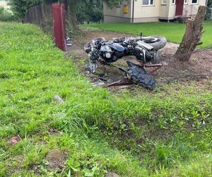 Tragiczny wypadek pod Tarnowem. Nie żyje 25-letni motocyklista