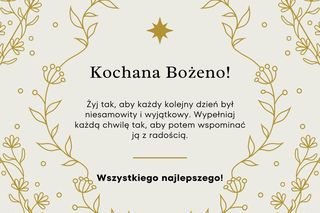 Życzenia imieninowe dla Bożeny. Piękne i stylowe kartki do wysłania 13 marca