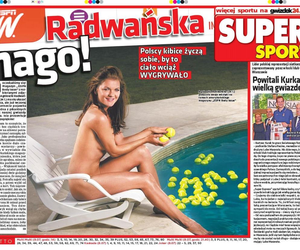 Agnieszka Radwańska NAGO w prestiżowym magazynie! Gorące ZDJĘCIA podzieliły Polskę!