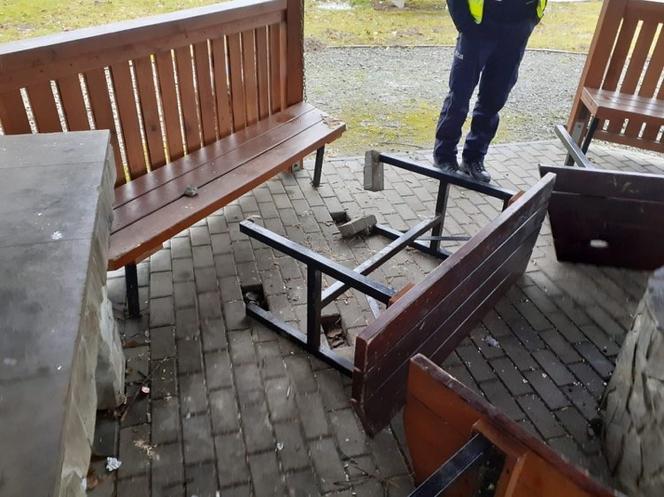 Policja zatrzymała wandali z Ciężkowic