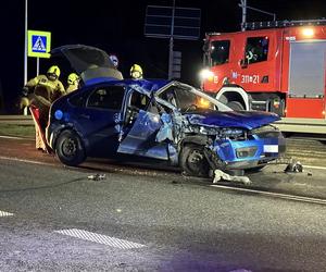 Tragiczny wypadek pod Warszawą. Chciał ominąć psy, roztrzaskał się o słup. Nie żyje