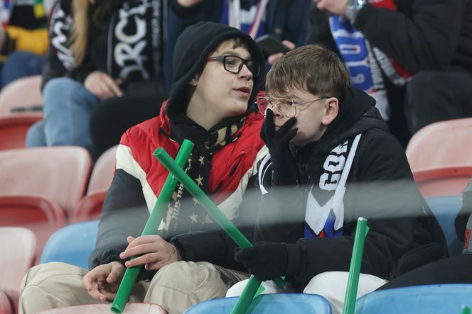 Kibice na meczu Górnik Zabrze - Lech Poznań