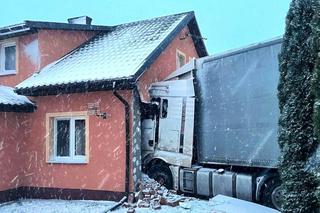 Tir wjechał nam do domu