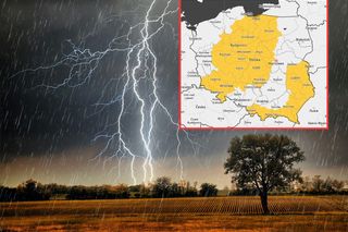 Burze z gradem nadchodzą do Polski. IMGW wystosowało ostrzeżenia dla wielu województw