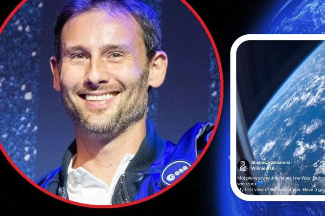 Sławosz Uznański-Wiśniewski opublikował wideo z Międzynarodowej Stacji Kosmicznej. Internauci: "To ona jest okrągła?"