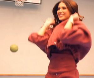 Roxie Węgiel grała w kosza na słynnej arenie