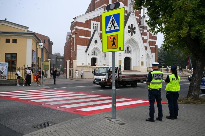 Akcja policji: Bezpieczna droga do szkoły