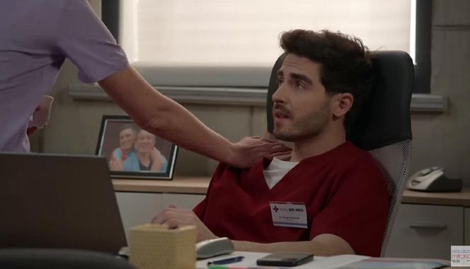 Pierwsza miłość odc. 4022. Kacper (Damian Kulec), Maja Łapacz (Julia Kamińska)