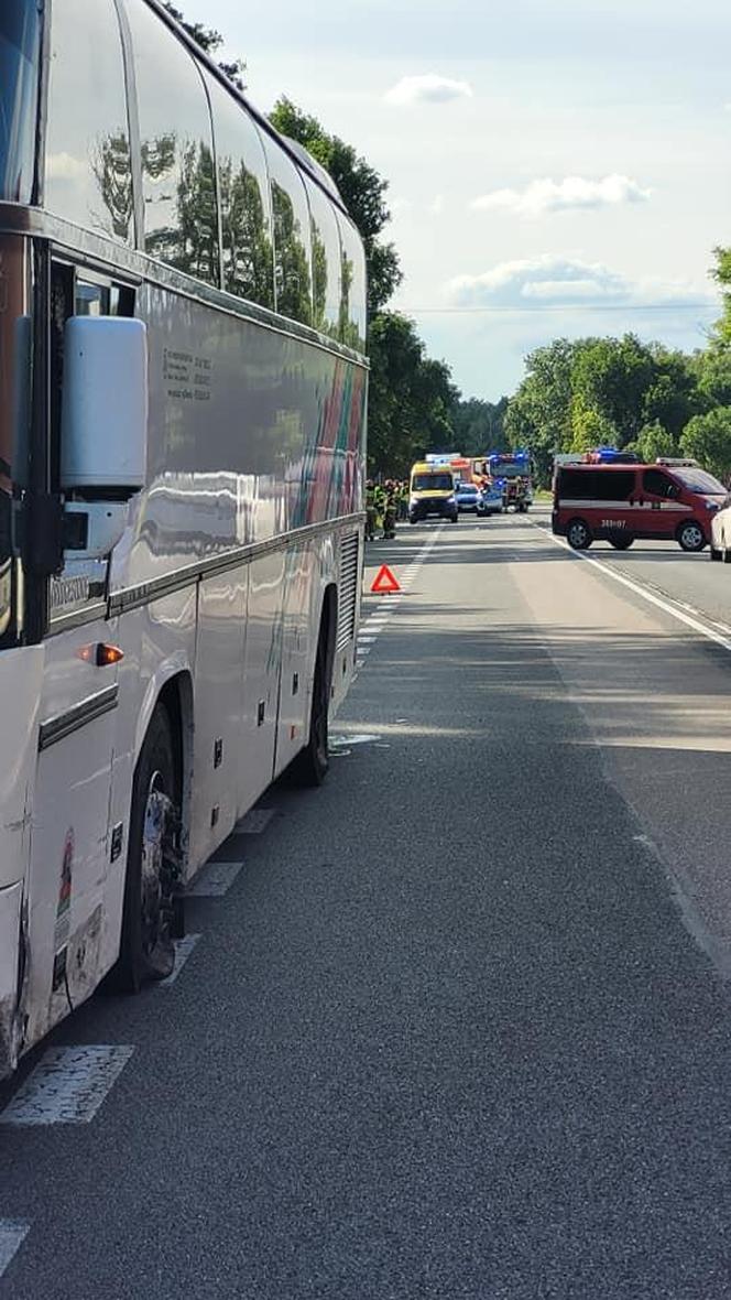 Wpadek na DK2 w pobliżu Zbuczyna