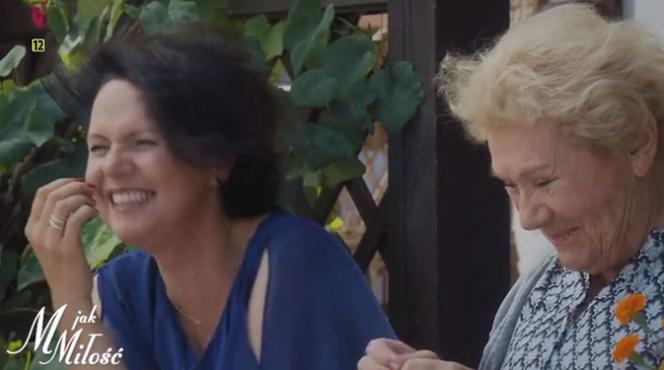 M jak miłość odc. 1409. Barbara (Teresa Lipowska), Marysia (Małgorzata Pieńkowska)