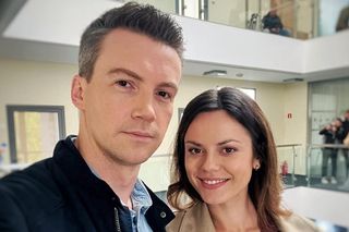 M jak miłość. Kasia i Jakub znów razem przed porodem! Tak dowie się, że jest ojcem dziecka? - ZDJĘCIA