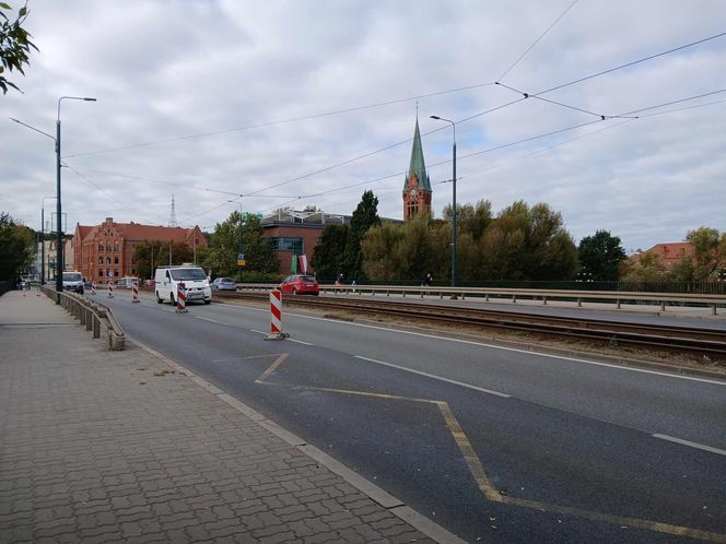 Most Bernardyński w Bydgoszczy jest częściowo zamknięty. Awarii podobno wcześniej nie dało się wykryć