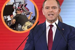 TikTokerka poszła na siłownię i spotkała Karola Nawrockiego. Tak wyciskał na treningu