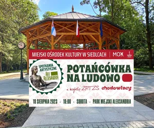 „Potańcówka na ludowo” w parku miejskim Aleksandria w Siedlcach