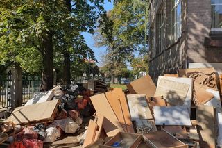 Miejscowy szpital zniszczony przez powódź