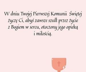 Dedykacja na komunię do książki