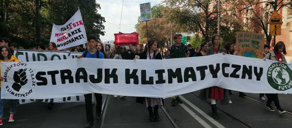 Młodzieżowy Strajk Klimatyczny w Krakowie
