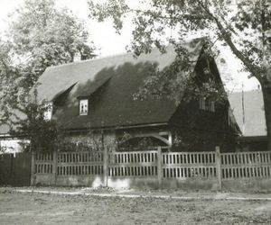 Osiedle kolejowe w Sędziszowie. Domki z 1940 roku w stylu tyrolskim