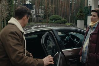 Na dobre i na złe odc. 957. Krzysztof Radwan (Mateusz Damięcki), Blanka (Pola Gonciarz)