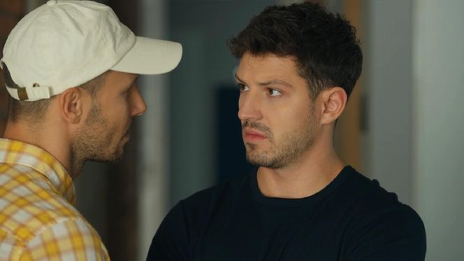 	Barwy szczęścia odc. 3135. Franek (Mateusz Banasiuk), Justin (Jasper Sołtysiewicz)