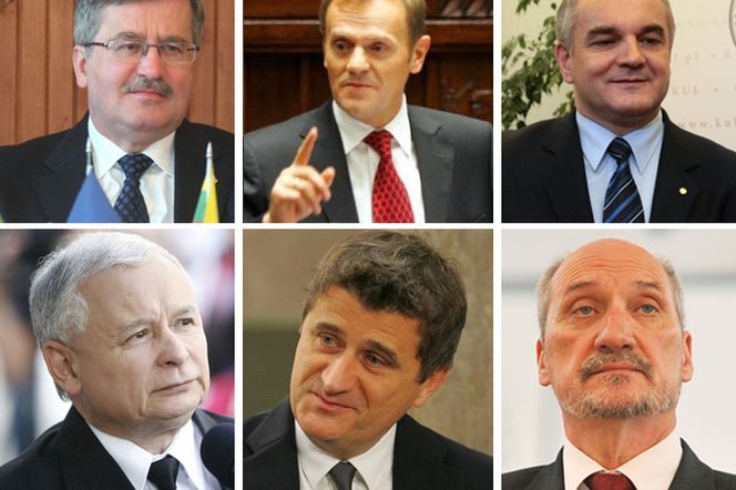 NOWY RANKING ZAUFANIA: Na czele Komorowski, za nim Tusk i Pawlak