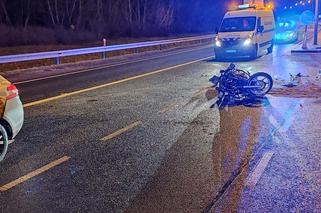 Zajechał drogę motocykliście. 18-latek trafił do szpitala