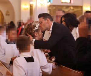 Iwona Węgrowska wyprawiła córce komunię