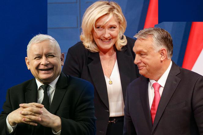 Kaczyński, Le Pen, Orban