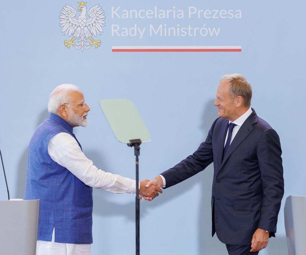 Historyczna wizyta Premiera Indii w Polsce