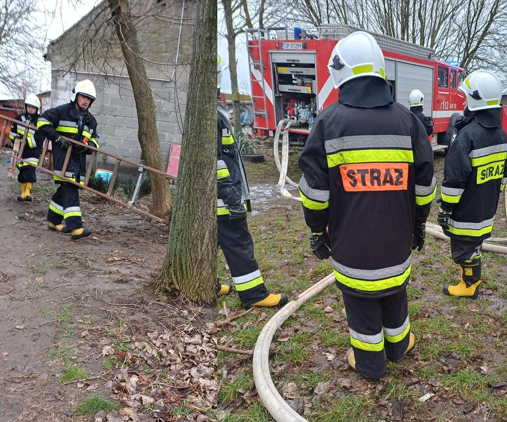 Tragiczny pożar w Świętokrzyskiem! W płomieniach zginął 64-letni mężczyzna [ZDJĘCIA]