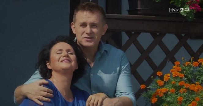 M jak miłość odc. 1409. Artur (Robert Moskwa), Marysia (Małgorzata Pieńkowska)