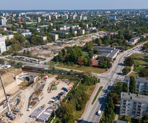 To miejsce, gdzie tunel drąży tarcza Faustyna. 