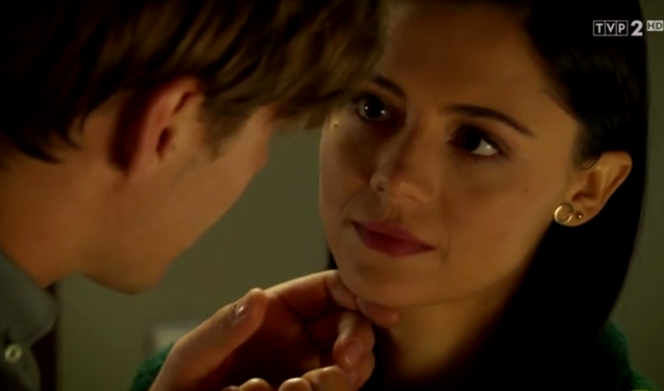 M jak miłość odcinek 1193, Iza (Adriana Kalska), Marcin (Mikołaj Roznerski)