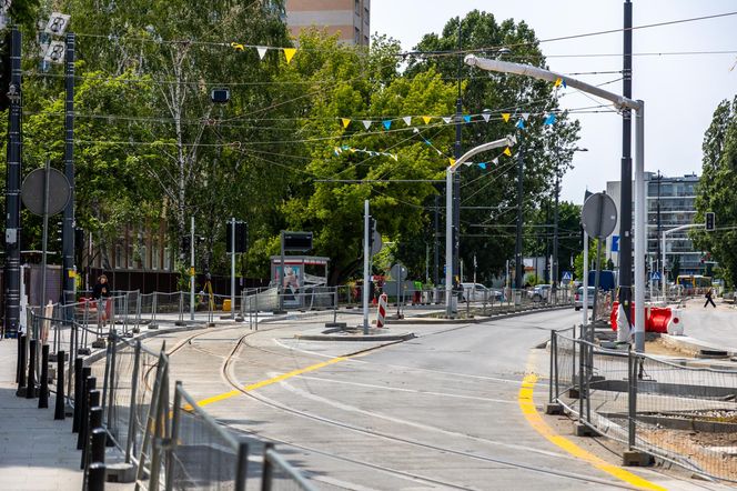 Tramwaj na Stegny w Warszawie