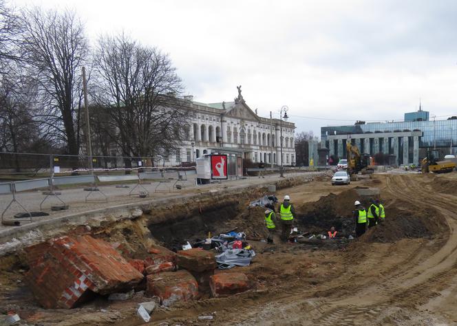 Niesamowite odkrycia archeologiczne na placu Krasińskich