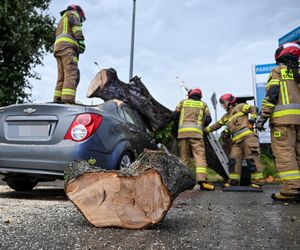  Skutki nawałnic na południu Polski.