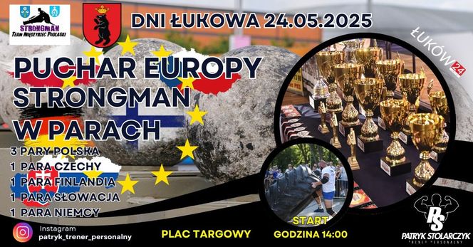 Zawody strongmanów w Łukowie