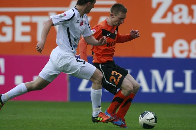 Zagłębie Lubin - Górnik Zabrze. Szymon Pawłowski