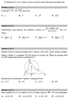 Matura 2017 matematyka rozszerzona. - Jaka chu****! [ARKUSZE, ZADANIA, PRZECIEKI] Relacja na żywo