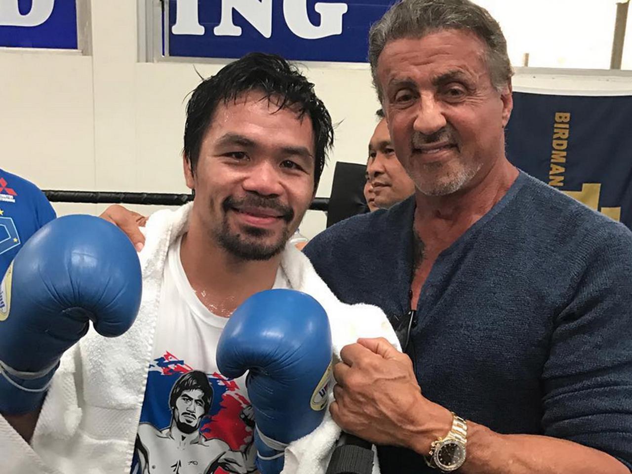 Manny Pacquiao, Sylvester Stallone